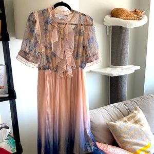 NWOT L Lace and Tulle Dress